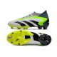 Tacos adidas Predator Accuracy.1 FG Blanco Negro Limón Lúcido
