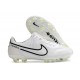 Botas Nike Tiempo Legend IX Elite FG Blanco Negro