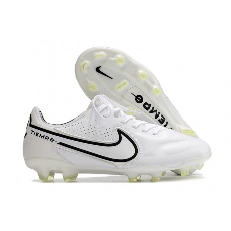 Botas Nike Tiempo Legend IX Elite FG Blanco Negro