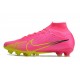 Nike Zoom Mercurial Superfly 9 Elite AG Rosa Amarillo
