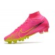 Nike Zoom Mercurial Superfly 9 Elite AG Rosa Amarillo