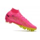 Nike Zoom Mercurial Superfly 9 Elite AG Rosa Amarillo