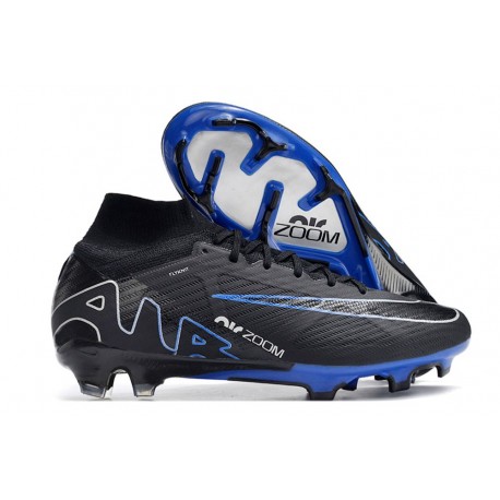 Nike Zoom Mercurial Superfly 9 Elite AG Negro Cromo Hyper Royal