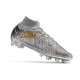 Nike Zoom Mercurial Superfly 9 Elite AG Plateado Metalizado Oro