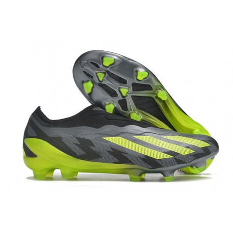 adidas Botas Futbol X Crazyfast.1 LL FG Negro Team Amarillo Solar 2 Gris