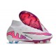 Nike Air Zoom Mercurial Superfly Ix Elite FG Blanco Rosa Azul