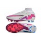 Nike Air Zoom Mercurial Superfly Ix Elite FG Blanco Rosa Azul