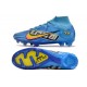 Nike Air Zoom Mercurial Superfly Ix Elite FG X Mbappe Azul Báltico Blanco