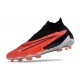 Nike Phantom Generative Texture Elite DF FG Carmesí Vivo Negro Blanco