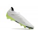Botas adidas Copa Pure+ FG Blanco Negro Limón Lúcido