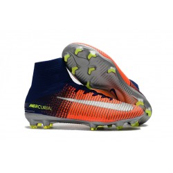 Nike Botas de fútbol Mercurial Superfly 5 DF FG ACC - Azul Cromo Carmesi