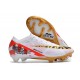 Tacos Nike Zoom Mercurial Vapor 15 Elite FG Bianco Rojo Oro