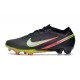 Tacos Nike Zoom Mercurial Vapor 15 Elite FG Negro Plateado