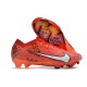 Tacos Nike Zoom Mercurial Vapor 15 Elite FG MDS Carmesí Claro Marfil Claro Mandarina Viva