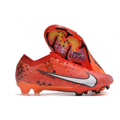 Tacos Nike Zoom Mercurial Vapor 15 Elite FG MDS Carmesí Claro Marfil Claro Mandarina Viva