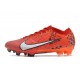 Tacos Nike Zoom Mercurial Vapor 15 Elite FG MDS Carmesí Claro Marfil Claro Mandarina Viva