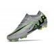 Tacos Nike Zoom Mercurial Vapor 15 Elite FG Gris Negro Verde