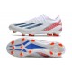 Tacos adidas X Crazyfast Messi.1 FG Blanco Azul Rojo
