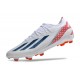 Tacos adidas X Crazyfast Messi.1 FG Blanco Azul Rojo