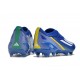 Tacos adidas X Crazyfast Messi.1 FG Azul Blanco Amarillo