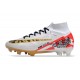 Nike Air Zoom Mercurial Superfly Ix Elite FG Blanco Rojo Oro