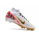Nike Air Zoom Mercurial Superfly Ix Elite FG Blanco Rojo Oro
