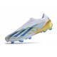 adidas Botas Futbol X Crazyfast.1 LL FG Blanco Azul Oro