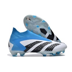 Botas de fútbol adidas Predator Accuracy+ FG Blanco Aul Negro