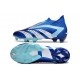 Botas de fútbol adidas Predator Accuracy+ FG Royal Vivo Blanco Azul Felicidad