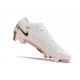 Tacos Nike Zoom Mercurial Vapor 15 Elite FG Blanco Oro Negro