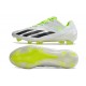 Tacos adidas X Crazyfast+ FG Blanco Negro Limón Lúcido