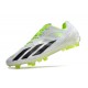 Tacos adidas X Crazyfast+ FG Blanco Negro Limón Lúcido