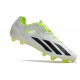 Tacos adidas X Crazyfast+ FG Blanco Negro Limón Lúcido