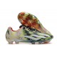 Tacos adidas X Crazyfast+ FG Limón Lúcido Blanco Solar Rojo
