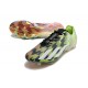 Tacos adidas X Crazyfast+ FG Limón Lúcido Blanco Solar Rojo