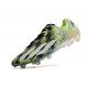 Tacos adidas X Crazyfast+ FG Limón Lúcido Blanco Solar Rojo