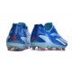 Tacos adidas X Crazyfast+ FG Royal Vivo Blanco Solar Rojo