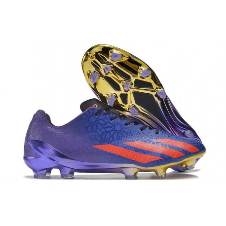 Tacos adidas X Crazyfast+ FG Salah Egyptian Nights - Violeta Rojo Azul