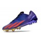 Tacos adidas X Crazyfast+ FG Salah Egyptian Nights - Violeta Rojo Azul