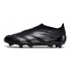 Zapatillas adidas Predator Elite Laceless FG Negro Carbón