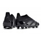 Zapatillas adidas Predator Elite Laceless FG Negro Carbón