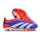 Zapatillas adidas Predator Elite Laceless FG Azul Blanco Rojo
