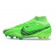 Nike Air Zoom Mercurial Superfly Ix Elite FG MDS 008 Verde Strike Negro