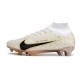 Nike Air Zoom Mercurial Superfly Ix Elite FG Blanco Negro Oro