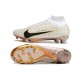 Nike Air Zoom Mercurial Superfly Ix Elite FG Blanco Negro Oro