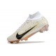 Nike Air Zoom Mercurial Superfly Ix Elite FG Blanco Negro Oro