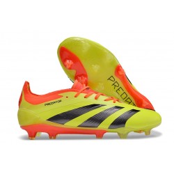 Zapatillas adidas Predator Elite L FG Amarillo Negro Rojo