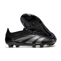 Zapatillas adidas Predator Elite Laceless FG Negro Carbón