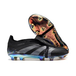 adidas Predator Elite Foldover Tongue FG Negro Carbón