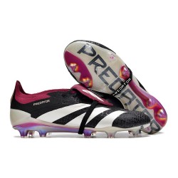 adidas Predator Elite Foldover Tongue FG Negro Blanco Violeta